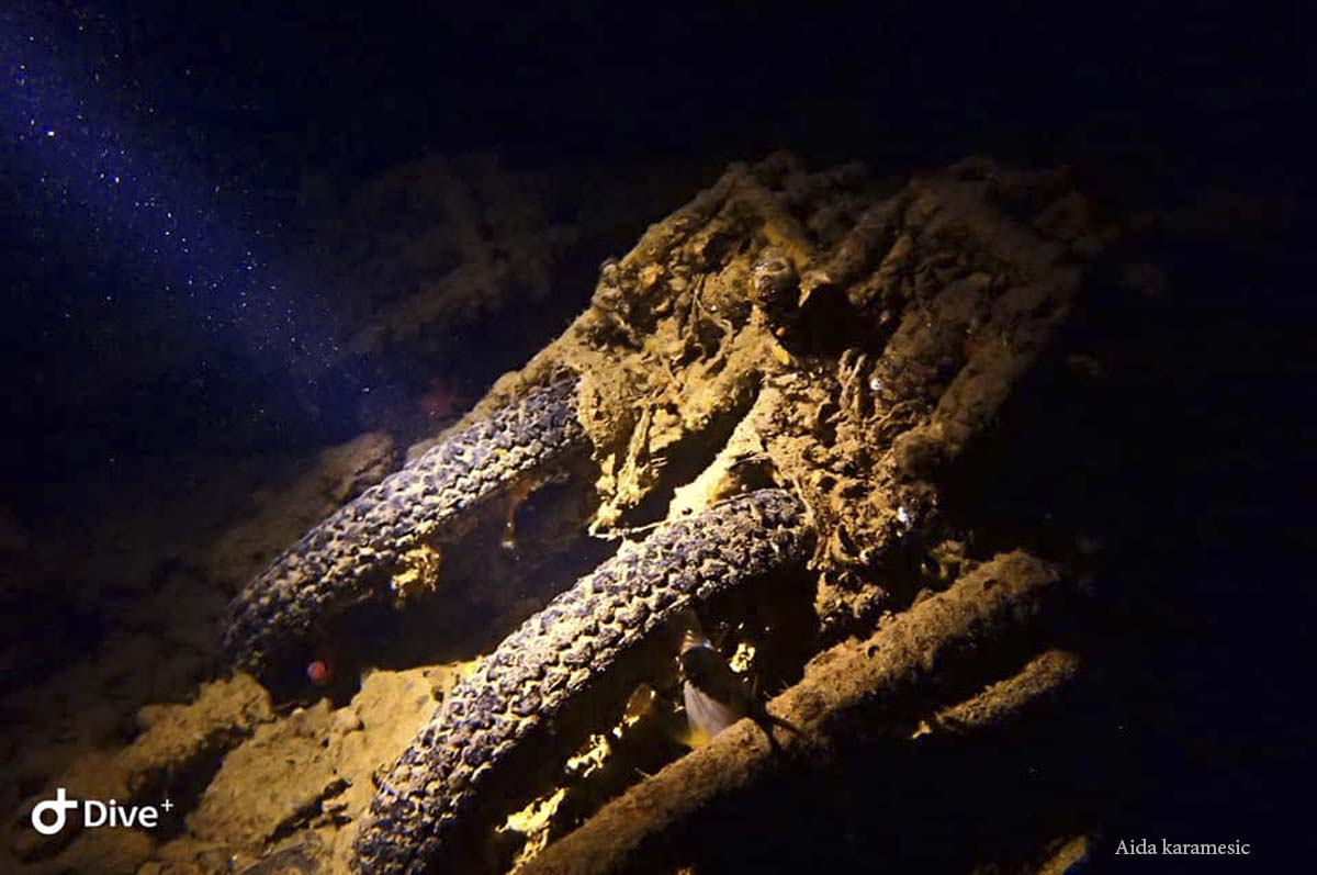 SS Thistlegorm Wreck Motorbikes