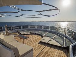front of upper deck