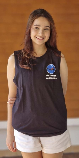 Sleeveless front
